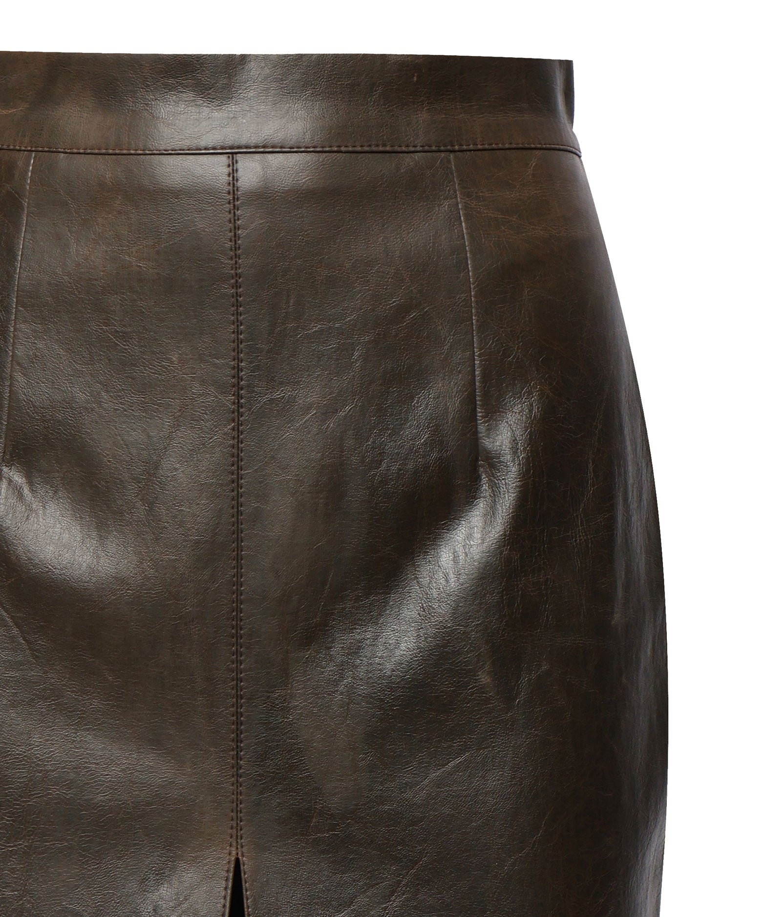 Claudia leather skirt 25FWNGN-0009 VINTAGE NINEMINUTES 