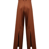Pantaloni Dakota in suede 25FWNPN-0017 BROWN NINEMINUTES 