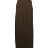 Gonna lunga con dettagli a pieghe 104380 A18EX93 PINKO 
