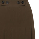 Gonna lunga con dettagli a pieghe 104380 A18EX93 PINKO 