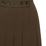 Gonna lunga con dettagli a pieghe 104380 A18EX93 PINKO 