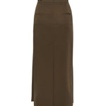 Gonna lunga con dettagli a pieghe 104380 A18EX93 PINKO 