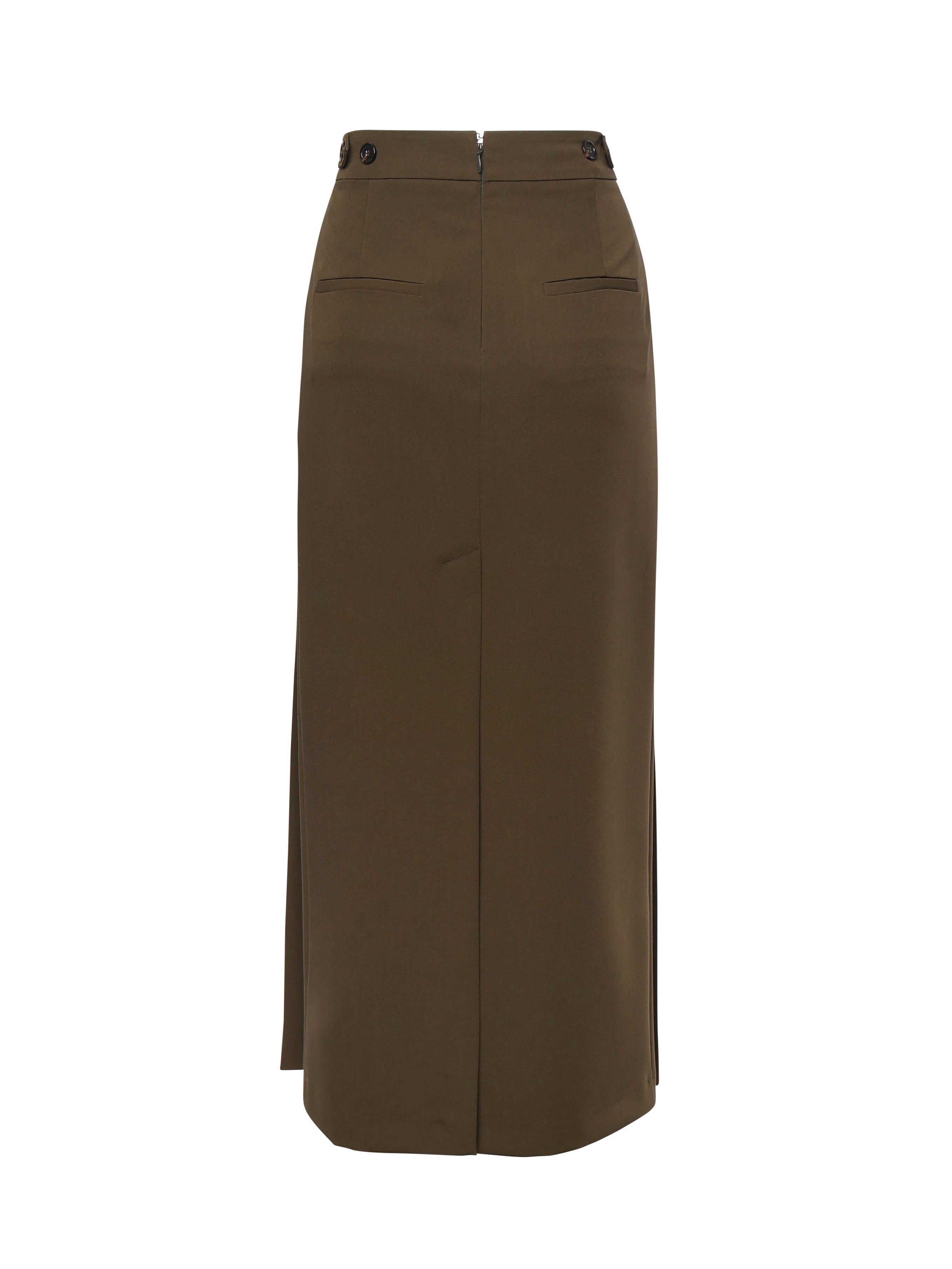 Gonna lunga con dettagli a pieghe 104380 A18EX93 PINKO 