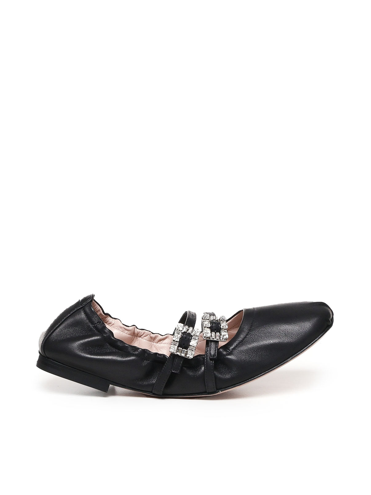 Ballerine con Cinturini in pelle RVW7433907091T B999 ROGER VIVIER 