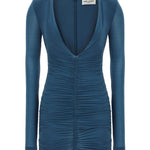 Abito in cupro 732870 Y5G893041 SAINT LAURENT 