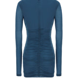 Abito in cupro 732870 Y5G893041 SAINT LAURENT 
