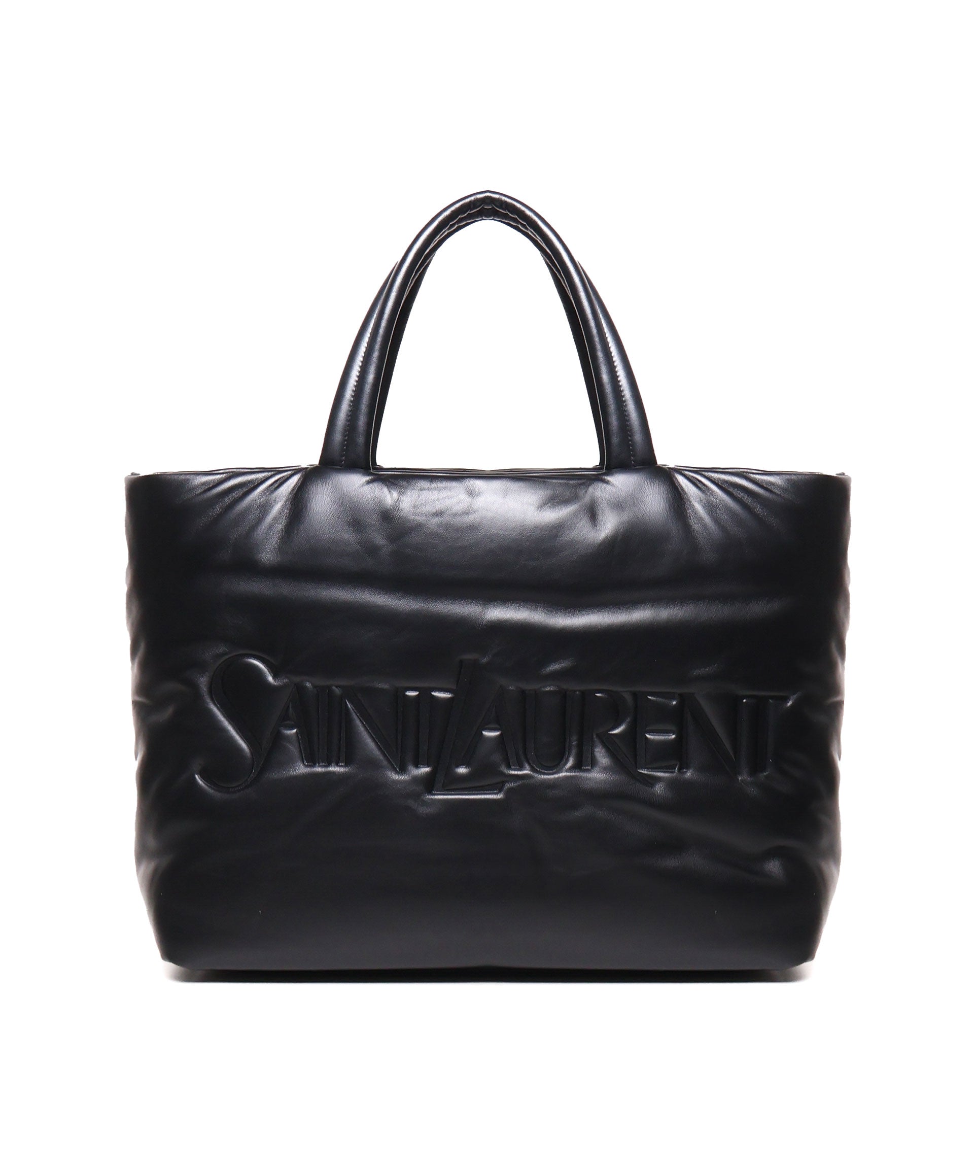 Borsa tote imbottita in pelle 756269 AACIW1000 SAINT LAURENT 