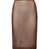 Gonna midi semitrasparente 795309 Y76RI2020 SAINT LAURENT 