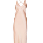Abito sottoveste in seta di soia 797614 Y001W5697 SAINT LAURENT 