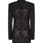 Giacca smoking in pizzo guipure 802140 Y9I521000 SAINT LAURENT 