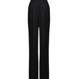 Pantaloni in sartin mireille 803599 Y013G1000 SAINT LAURENT 