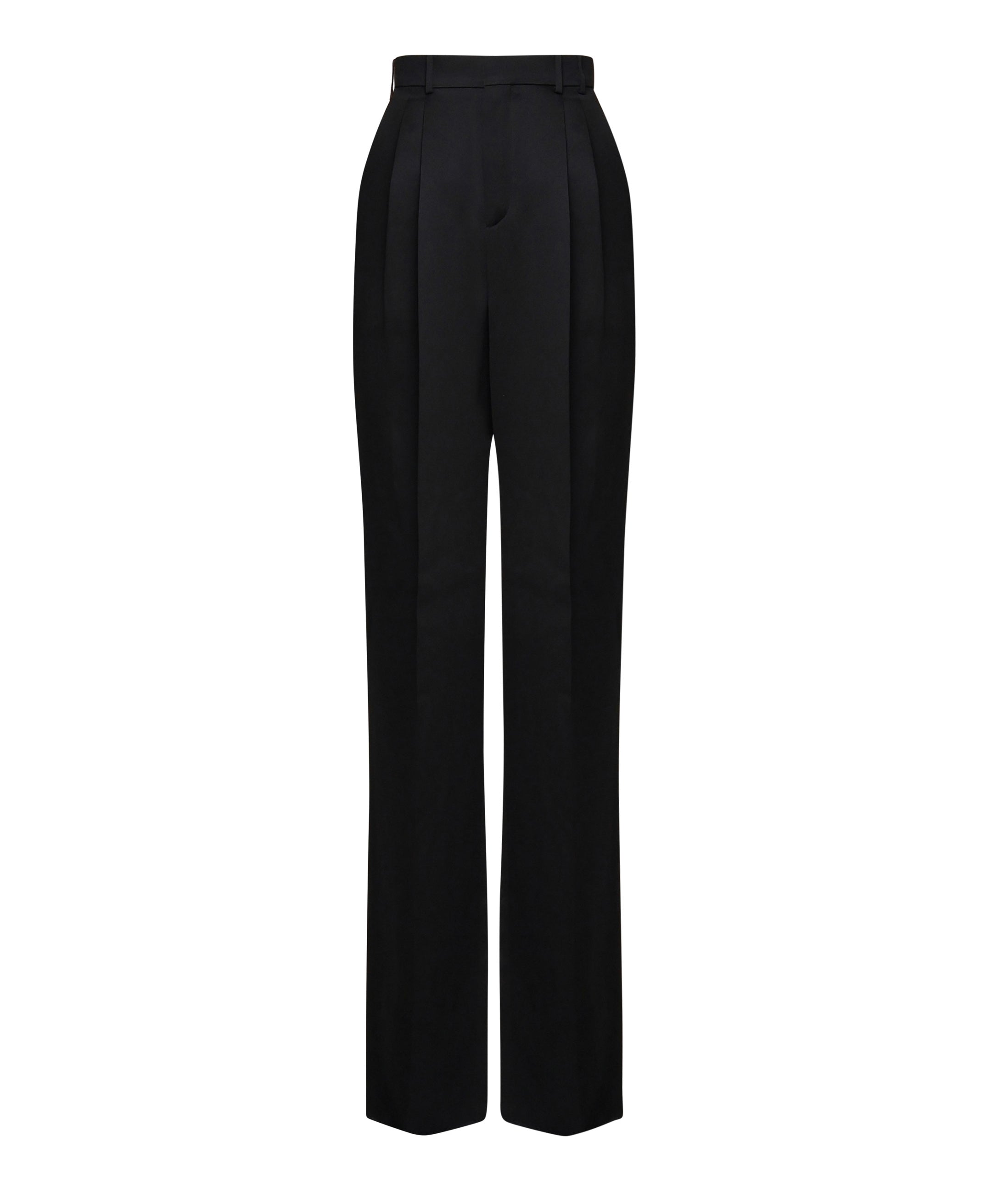 Pantaloni in sartin mireille 803599 Y013G1000 SAINT LAURENT 