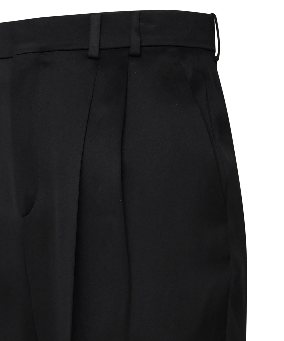 Pantaloni in sartin mireille 803599 Y013G1000 SAINT LAURENT 