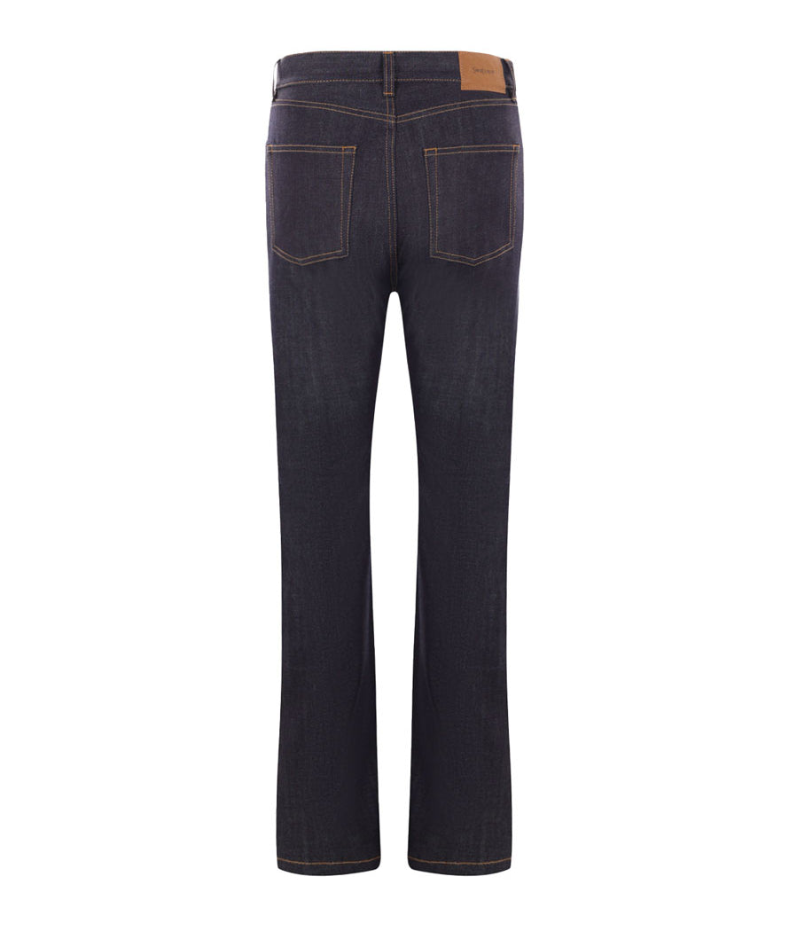 Jeans in denim di cotone 807142 Y23HA4020 SAINT LAURENT 