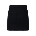 Minigonna in cashmere AW24074SK B SELF-PORTRAIT 