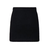 Minigonna in cashmere AW24074SK B SELF-PORTRAIT 