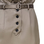 Gonna cargo in satin PF24039S KBG SELF-PORTRAIT 
