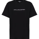 Logo t-shirt in cotone organico 6J0158 3SPY481000 STELLA McCARTNEY 