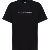 Logo t-shirt in cotone organico 6J0158 3SPY481000 STELLA McCARTNEY 