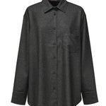 Camicia Oversize Georgina T160901B TNW045GREY MELANGE THE ANDAMANE 