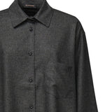 Camicia Oversize Georgina T160901B TNW045GREY MELANGE THE ANDAMANE 
