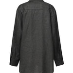 Camicia Oversize Georgina T160901B TNW045GREY MELANGE THE ANDAMANE 