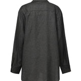 Camicia Oversize Georgina T160901B TNW045GREY MELANGE THE ANDAMANE 
