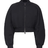 Giacca bomber con maiche a palloncino T162015A TNC171BLACK THE ANDAMANE 