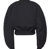 Giacca bomber con maiche a palloncino T162015A TNC171BLACK THE ANDAMANE 