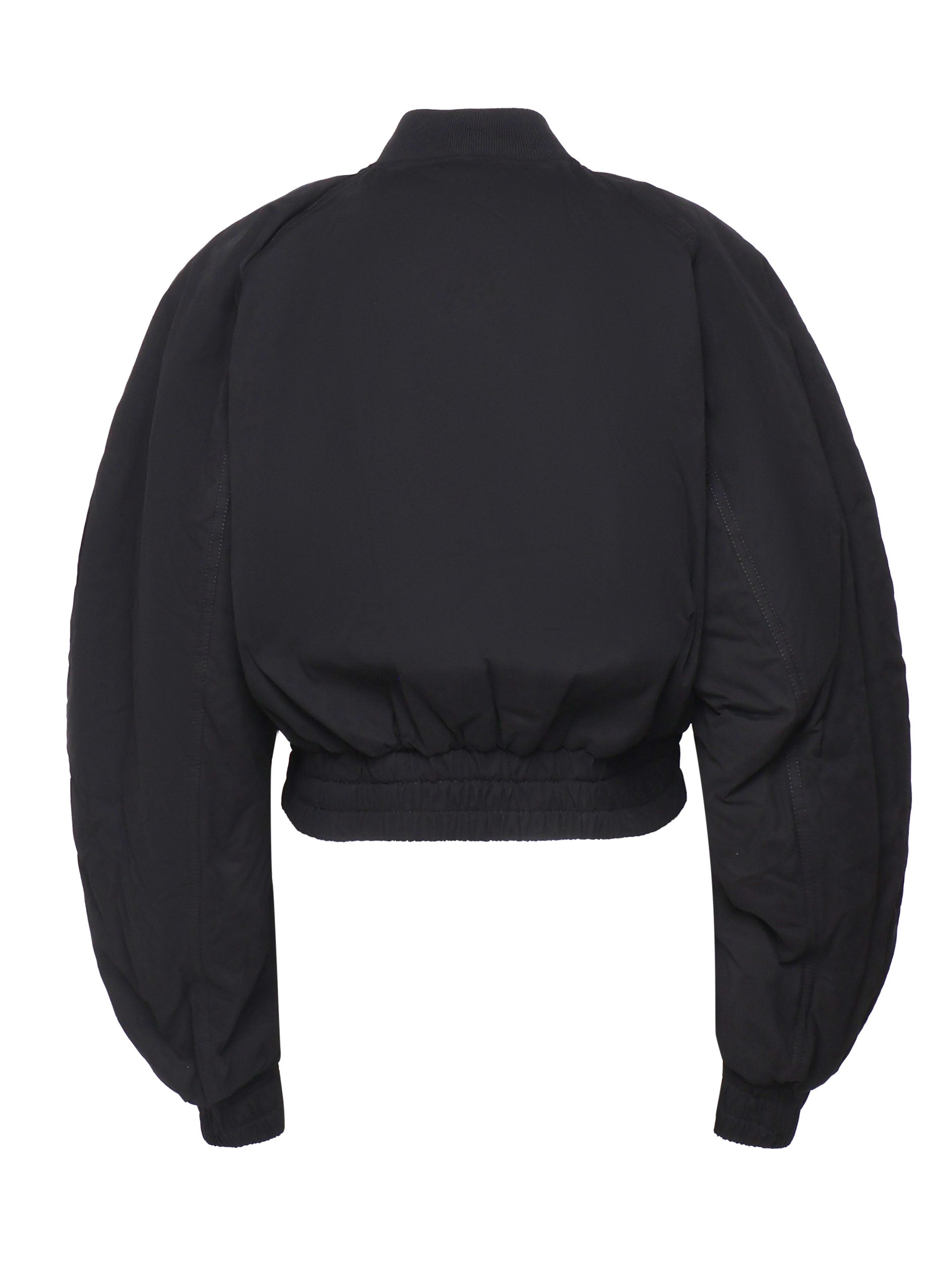 Giacca bomber con maiche a palloncino T162015A TNC171BLACK THE ANDAMANE 