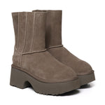 Twin seam new heights boots in suede 1158313 HCK UGG 