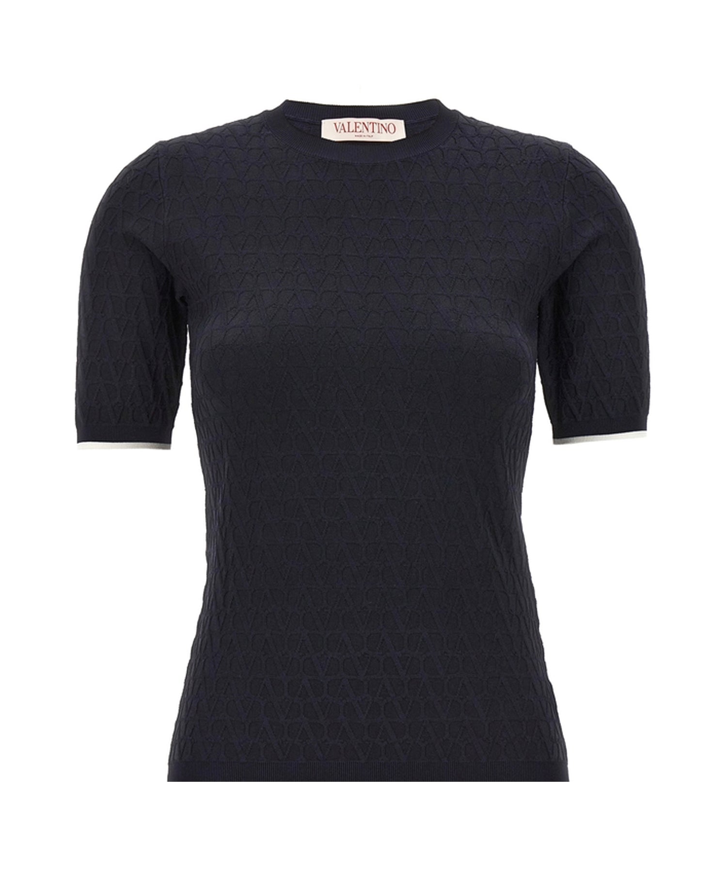 T-shirt elastica aderente 5B3KC58P 8QN671 VALENTINO GARAVANI 