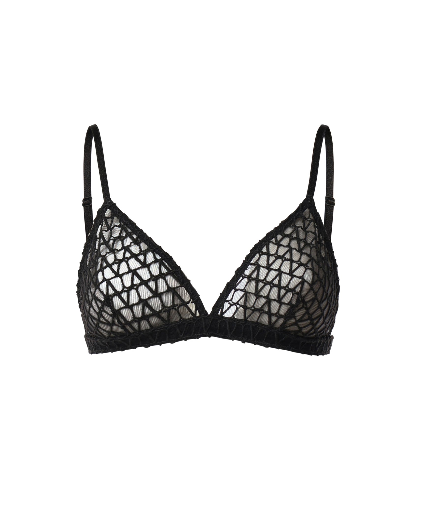 Top bralette logato 5B3UC025 8S50NO VALENTINO GARAVANI 