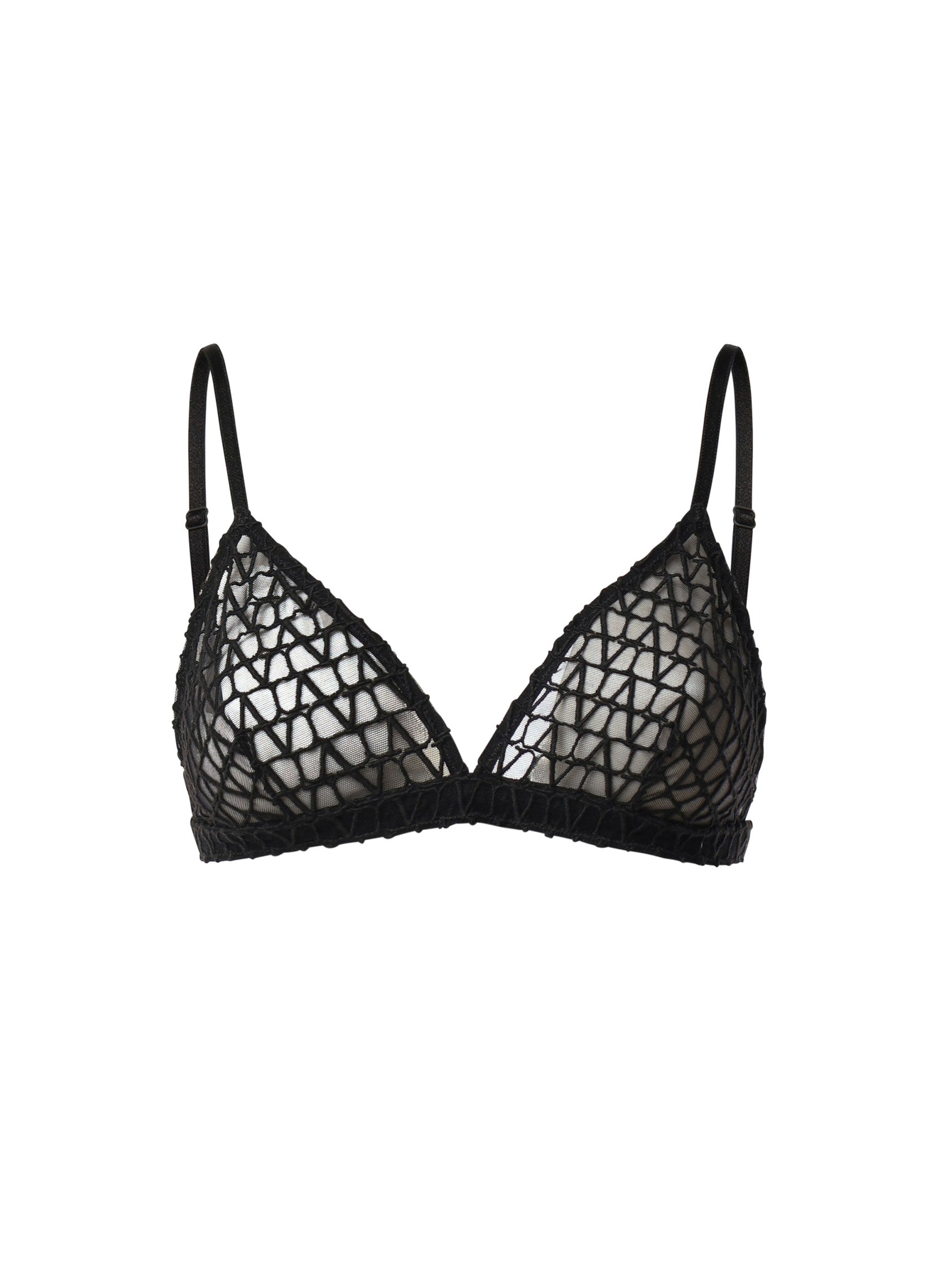 Top bralette logato 5B3UC025 8S50NO VALENTINO GARAVANI 