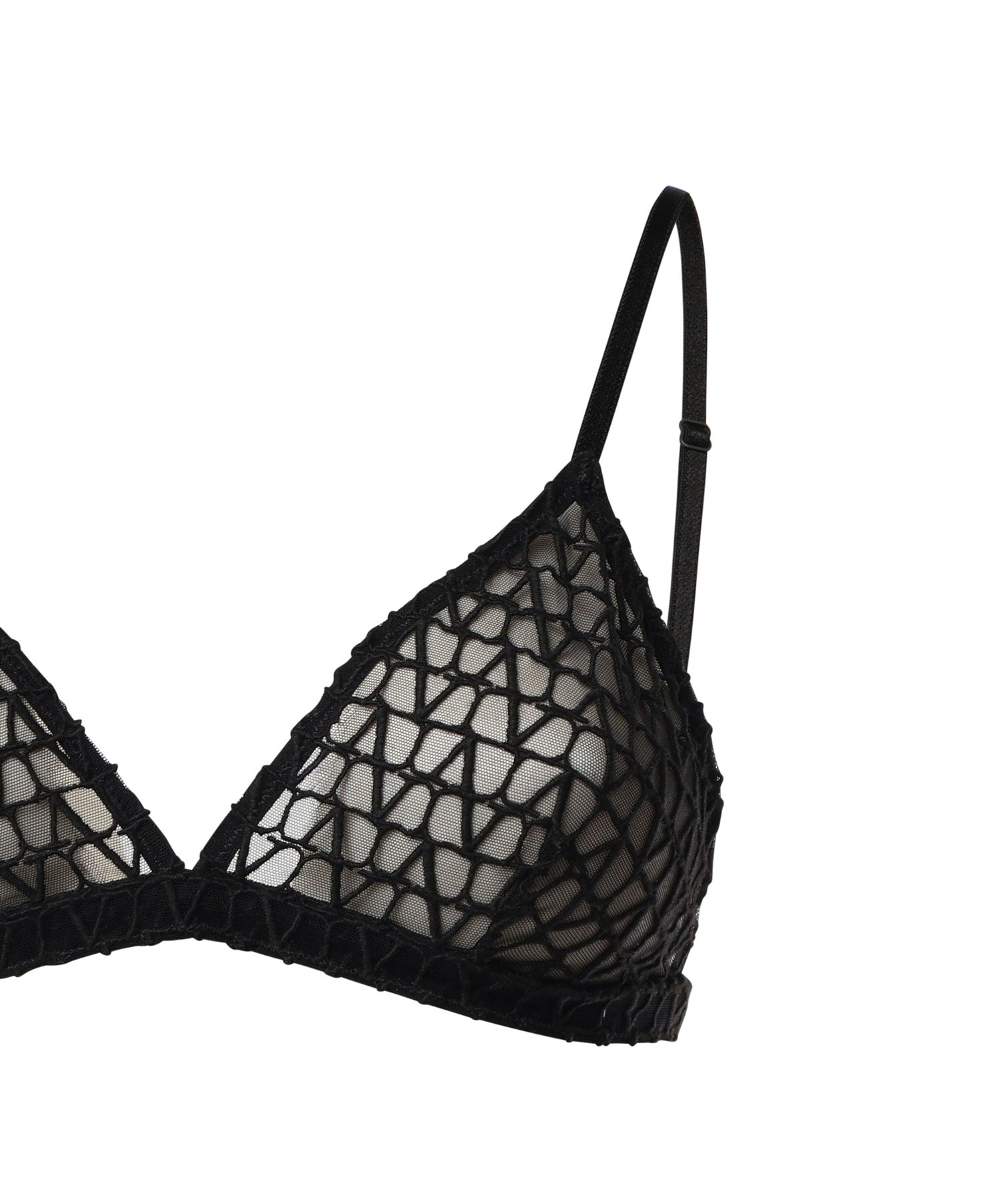 Top bralette logato 5B3UC025 8S50NO VALENTINO GARAVANI 
