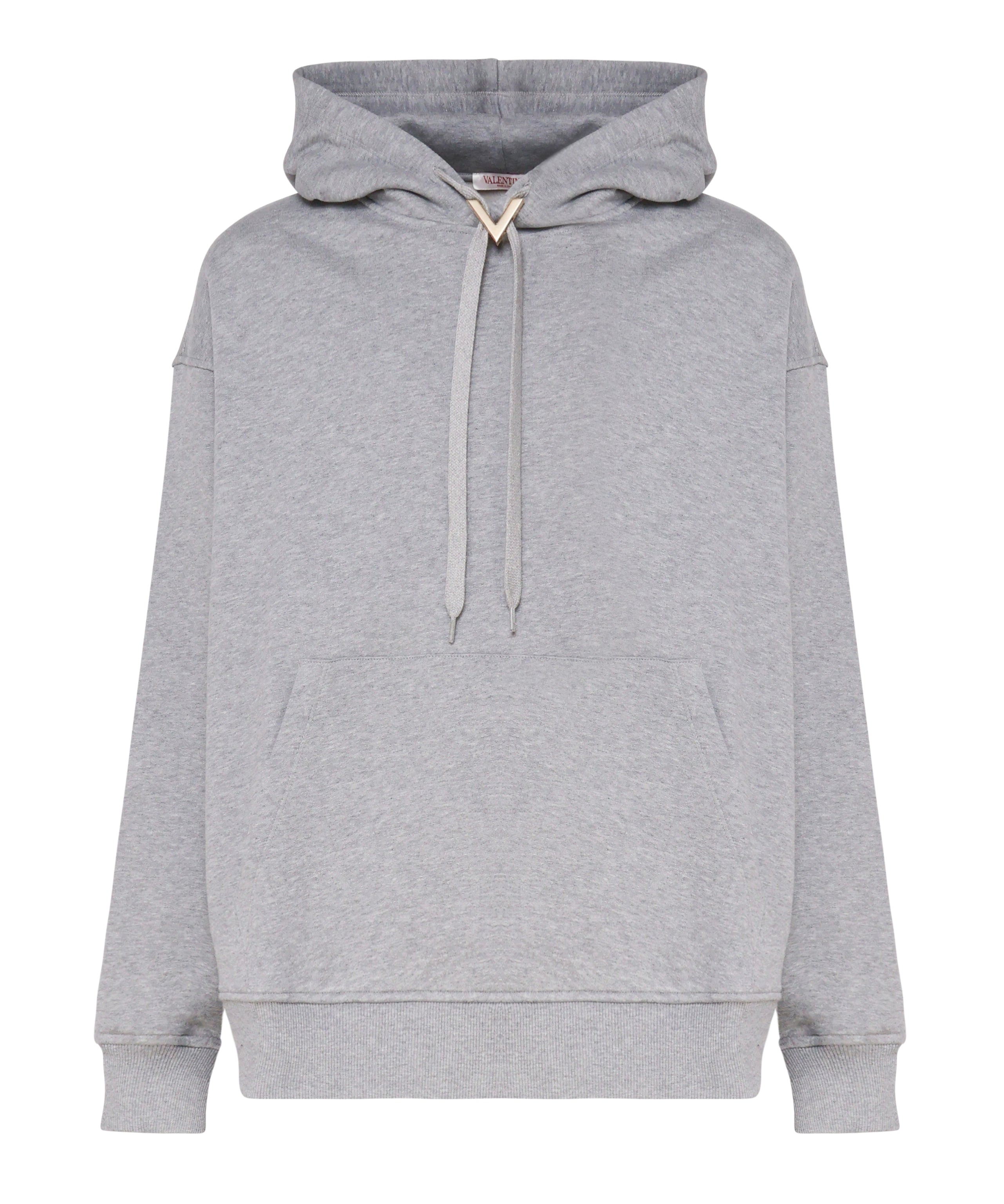 Felpa in cotone con cappuccio e coulisse 5V3MF25R ADJ080 VALENTINO GARAVANI 