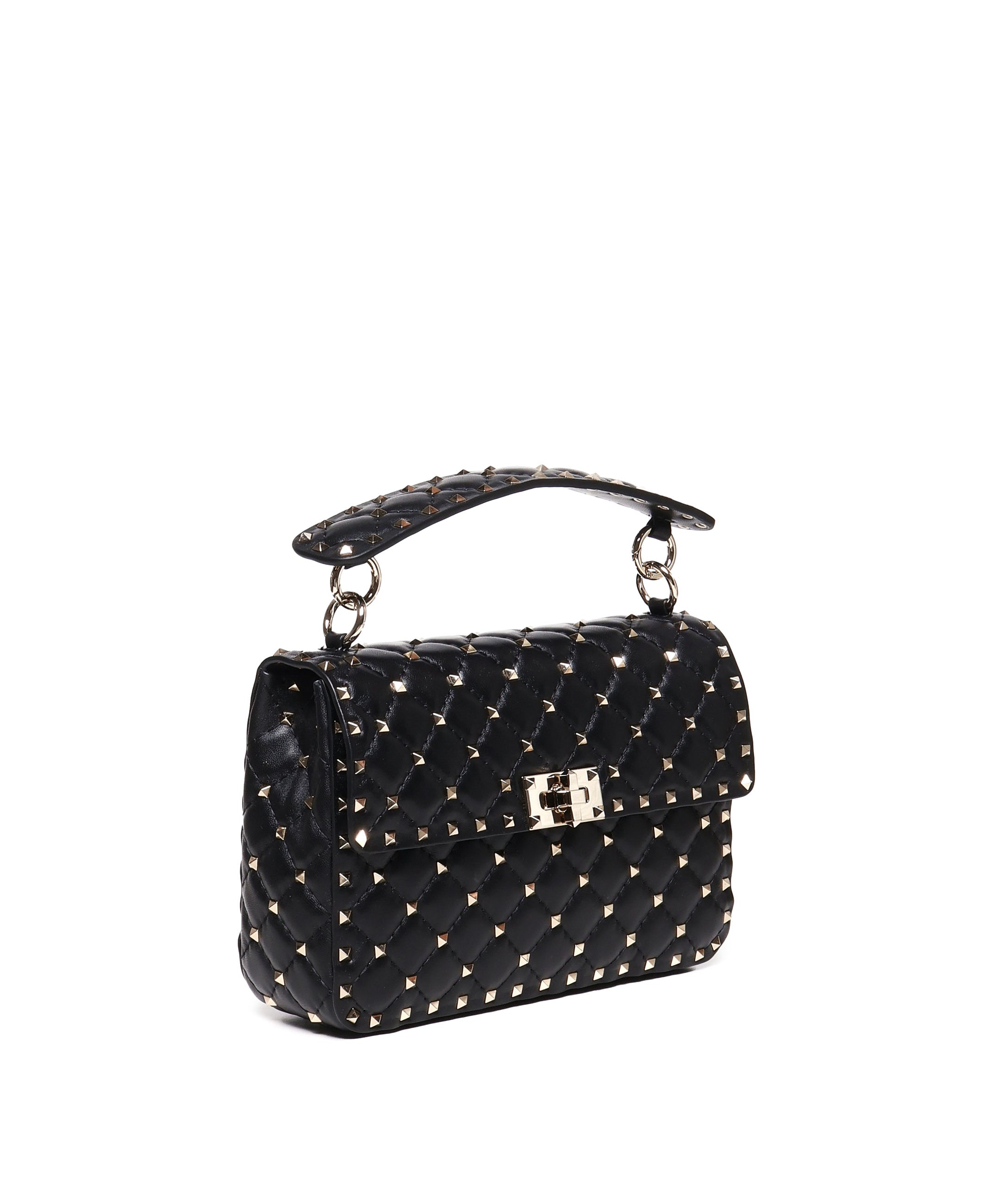 Borsa Media Rockstud Spike in nappa 6W2B0122 NAP0NO VALENTINO GARAVANI 
