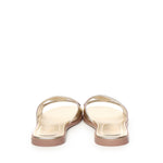 Sandalo Slide VLogo cut-out in pelle laminata 5W2S0IB0 YUW7G0 VALENTINO GARAVANI 