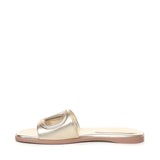 Sandalo Slide VLogo cut-out in pelle laminata 5W2S0IB0 YUW7G0 VALENTINO GARAVANI 