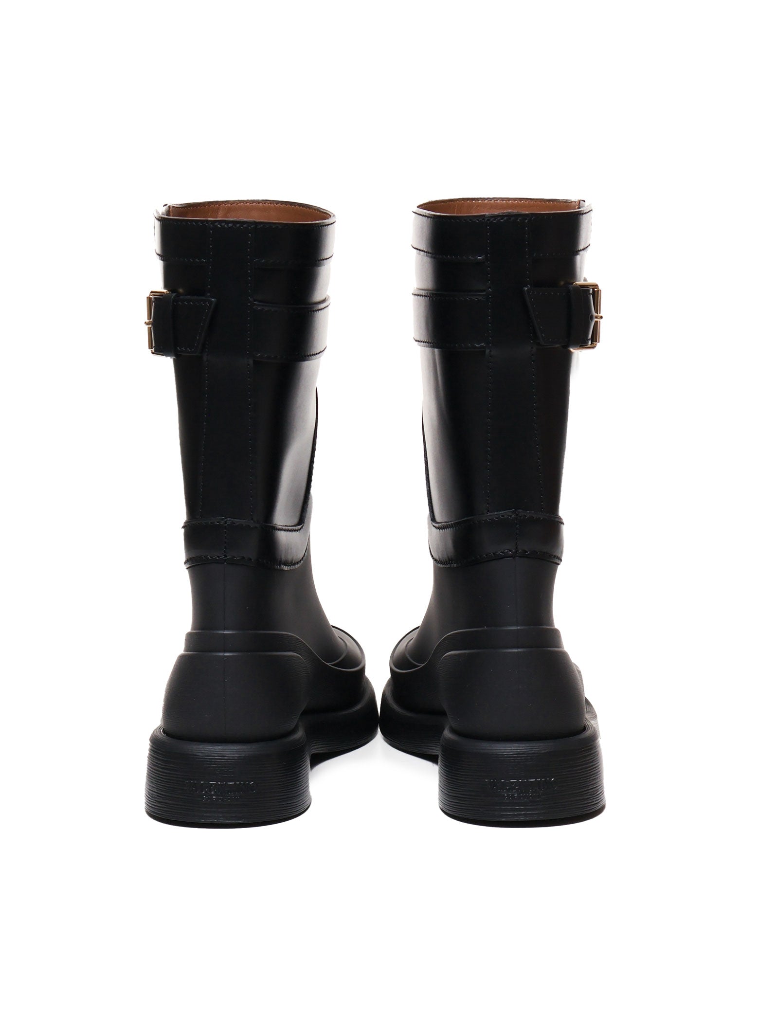 Stivali in pelle Vlogo The bold edition rainboots 5W2S0JU8 HEX0NO VALENTINO GARAVANI 