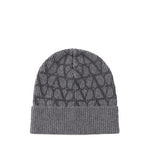 Beanie VLogo Signature in lana jacquard 5Y2HB02H MZNMJG VALENTINO GARAVANI 