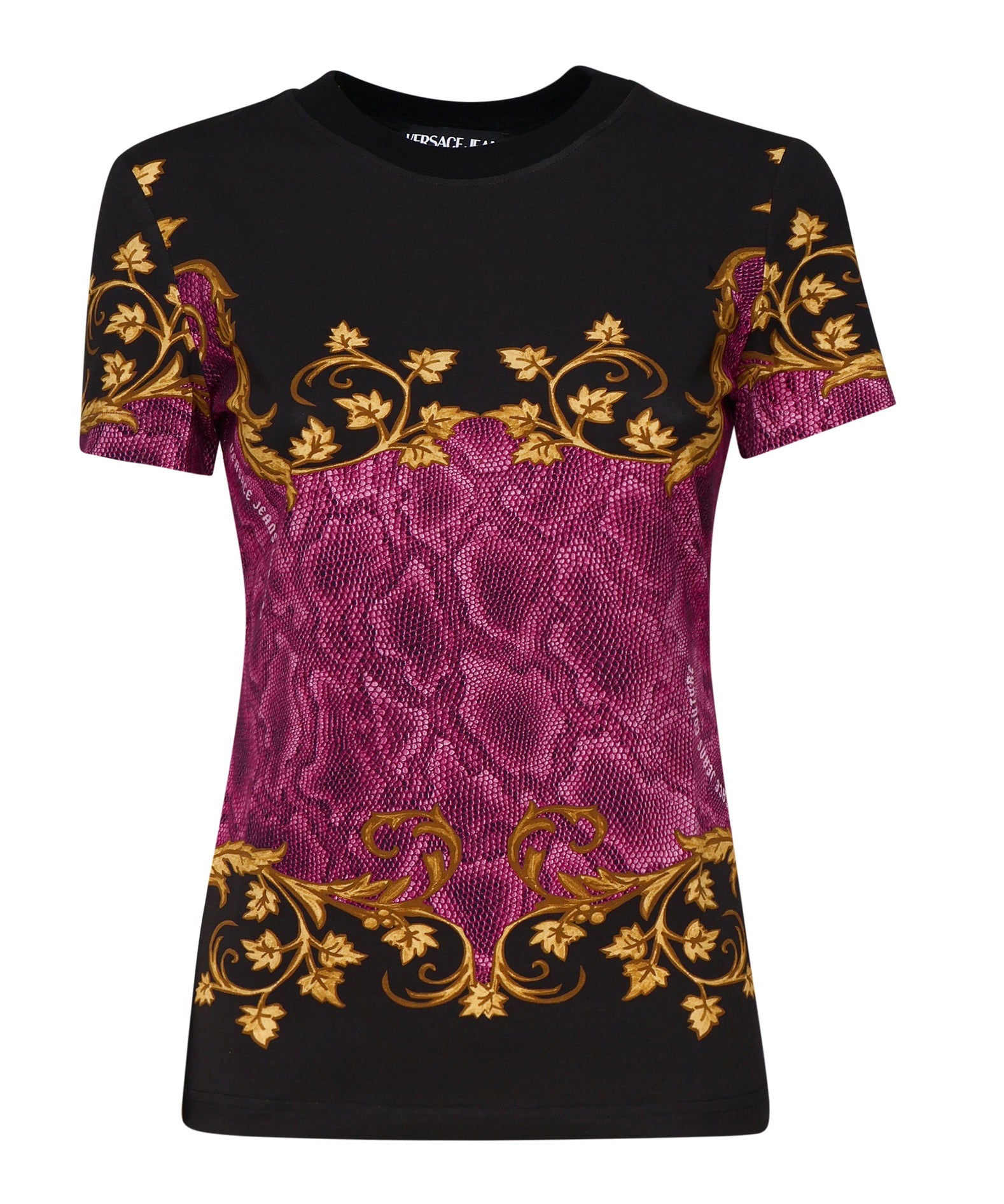 T-shirt in cotone 77HAH6P8 JS425R09 VERSACE JEANS COUTURE 