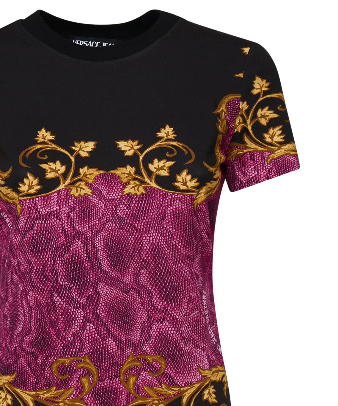 T-shirt in cotone 77HAH6P8 JS425R09 VERSACE JEANS COUTURE 