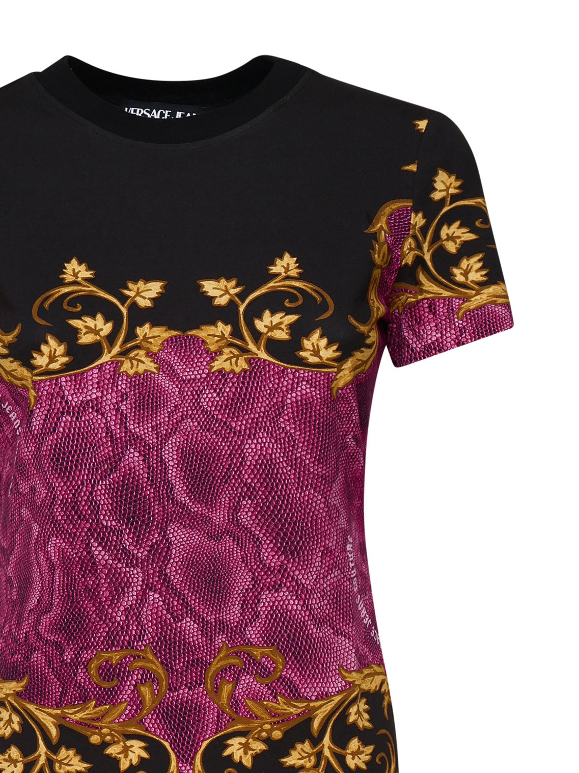 T-shirt in cotone 77HAH6P8 JS425R09 VERSACE JEANS COUTURE 