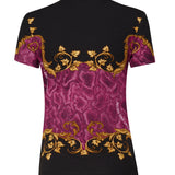 T-shirt in cotone 77HAH6P8 JS425R09 VERSACE JEANS COUTURE 