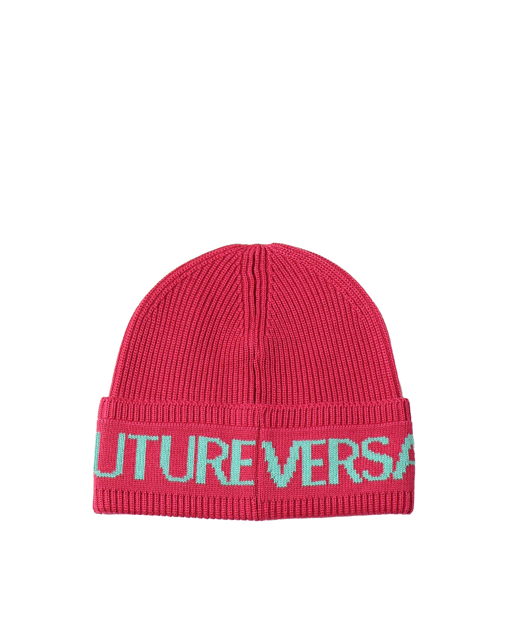 Beanie in maglia con logo 77HAZK40 ZG020T03 VERSACE JEANS COUTURE 