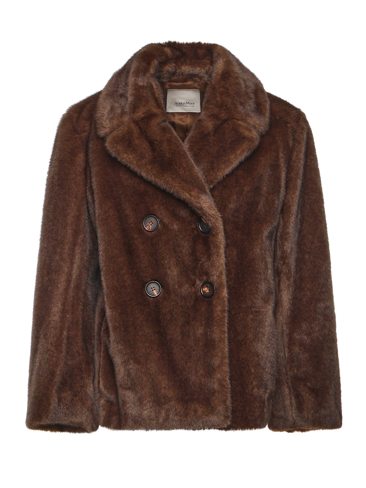 Giacca doppiopetto dalla texture soffice 2529456013600 001 'S MAX MARA 