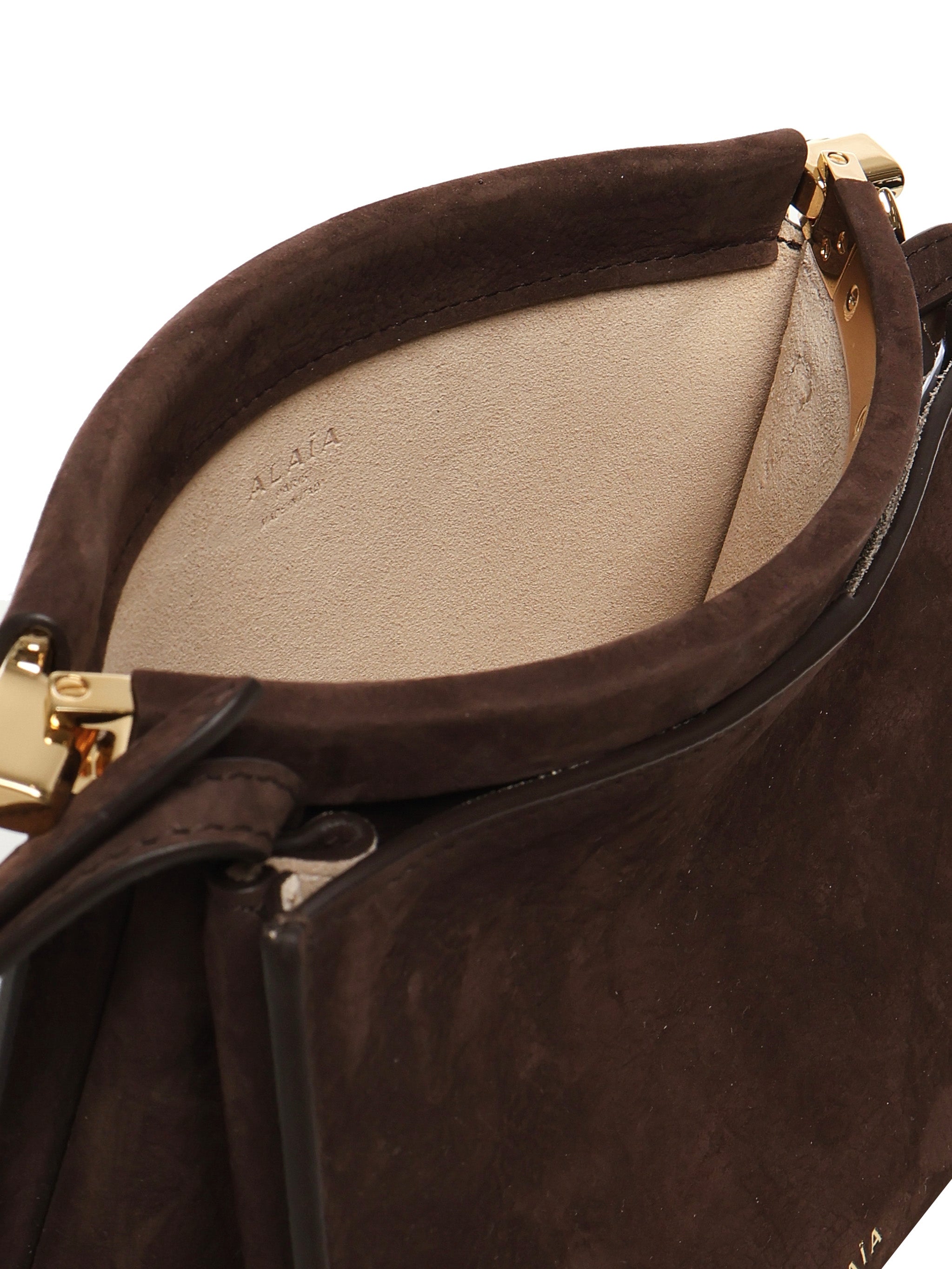 Mini bag Le Click in nabuk AA1S01420CA214 733 ALAIA 