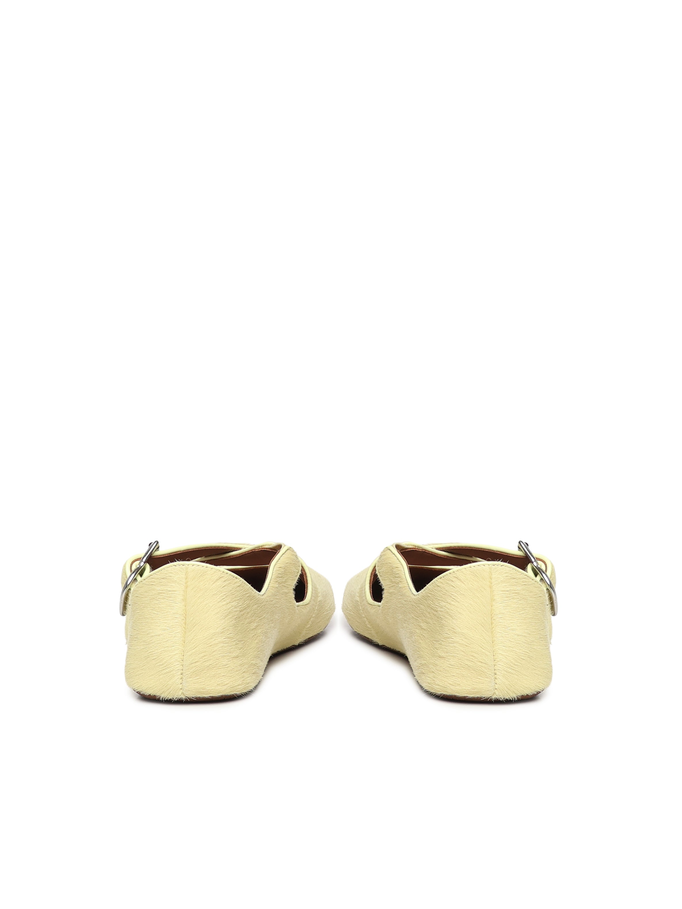 Ballerine flat in cavallino AA3A046I047 276 ALAIA 