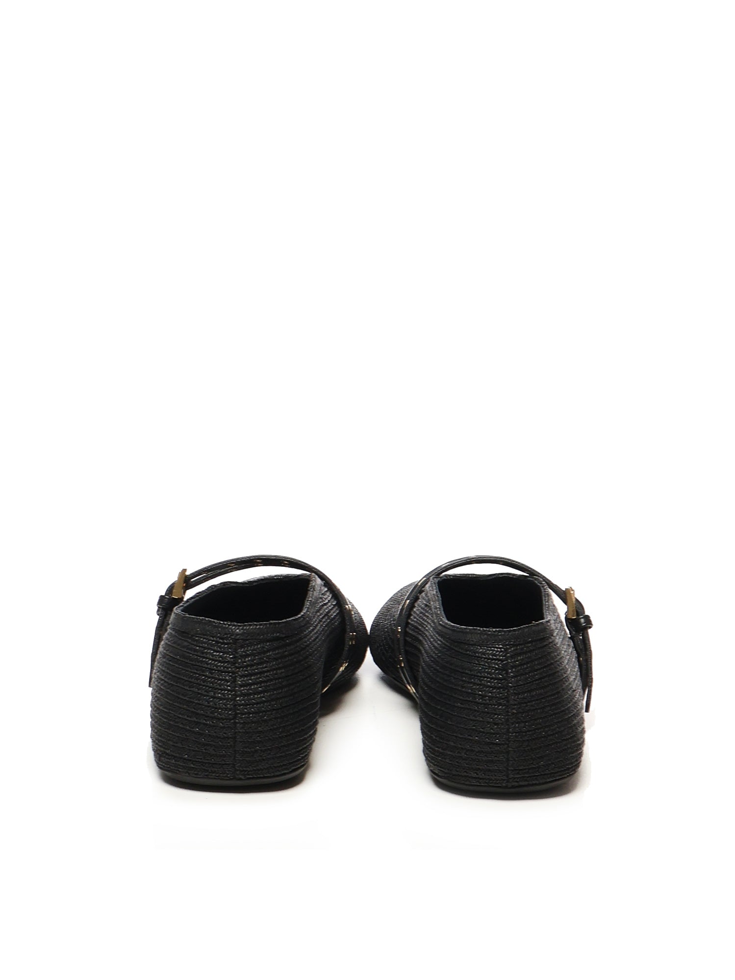Ballerine Flat in paglia AA3A058TK036 999 ALAIA 